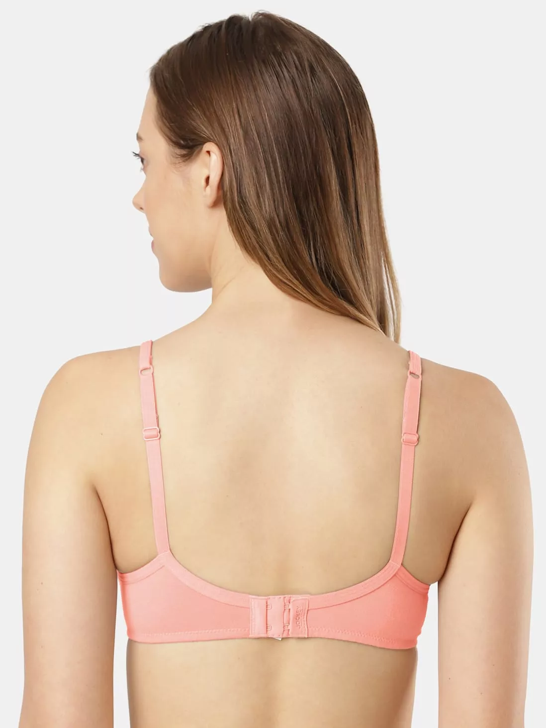 Buy Enamor SB06 Non Padded Wire free Full Coverage Low Impact Bra - Pink  online