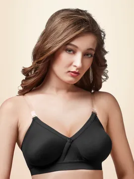 Buy Trylo Lush Woman Non Padded Full Cup Bra - Blue at Rs.685