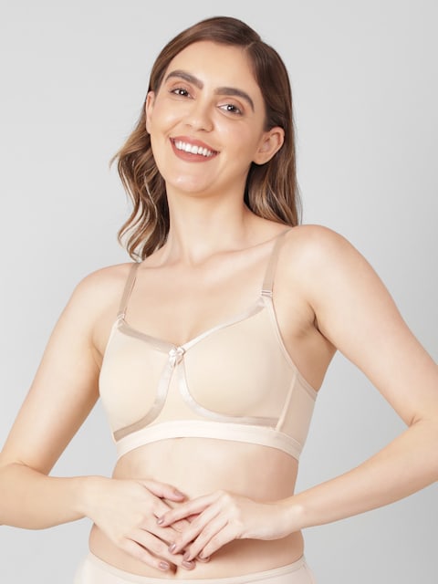 Enamor A042 Side Support Shaper Stretch Cotton Everyday Bra Orchid